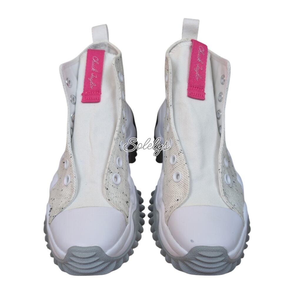 Converse Run Star Motion 90s Marbled White Prime Pink Black Platform Sneaker 6 - Picture 8 of 10